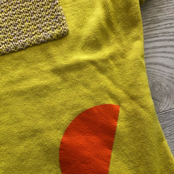 European “Con/fashion” Chest Pocket Knit Sweater Top Blouse - Picture 7 of 16